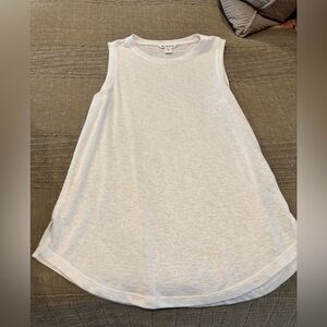 Athleta White Sleeveless Top
